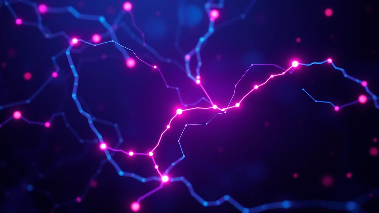 Abstract neural visualization of a viral hook
