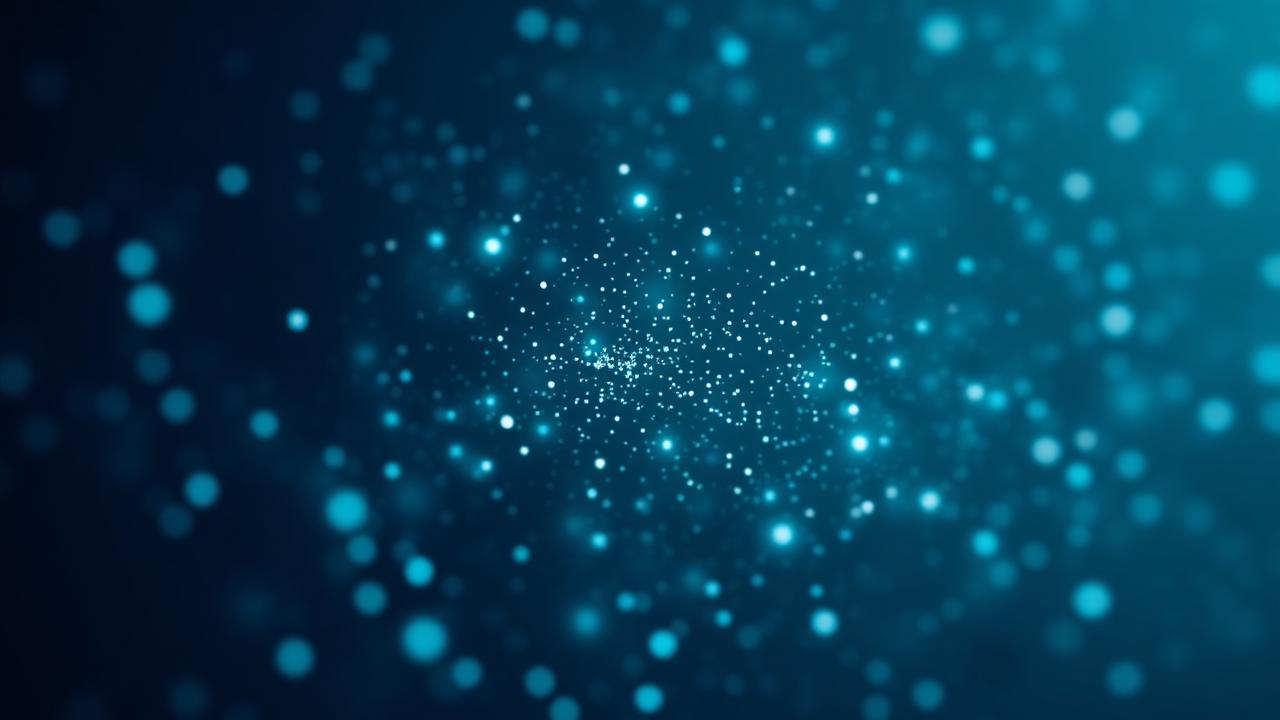 Abstract research data visualization